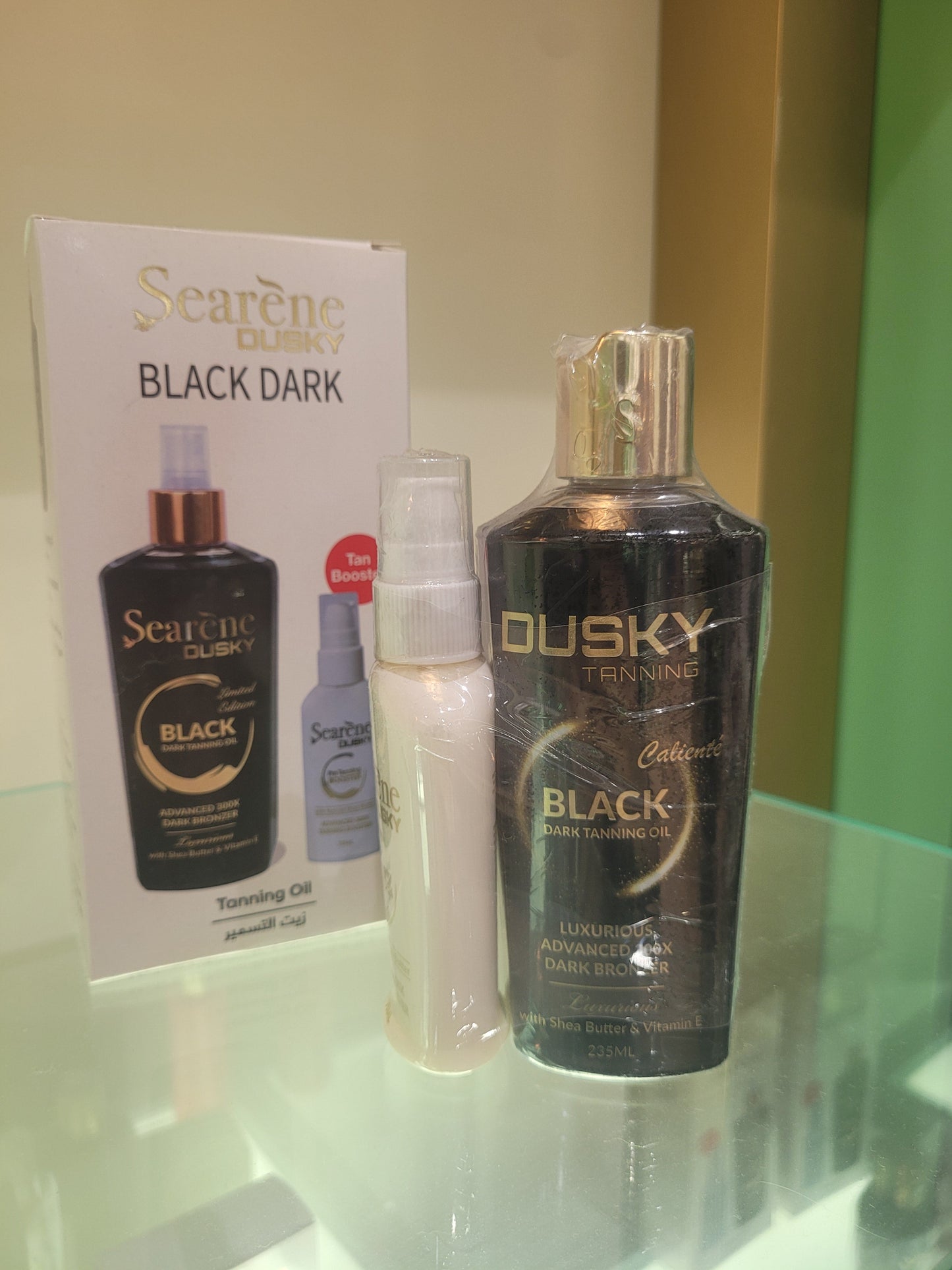 Dusky Black Dark Tanning Oil Moisturizing Tanning Oil + Tanning booster