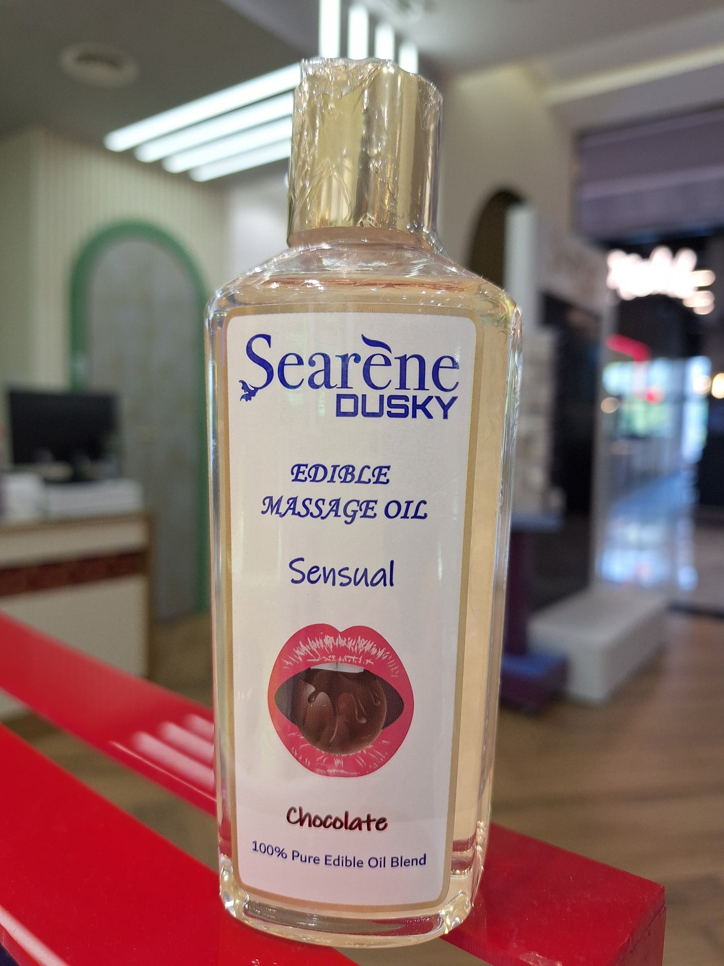Searene Cosmetics Edible Massage Oil Chocolate, 235 mL