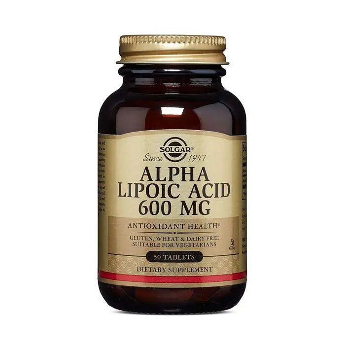 Solgar Alpha Lipoic Acid 600 mg Tablets 50's New Solgar