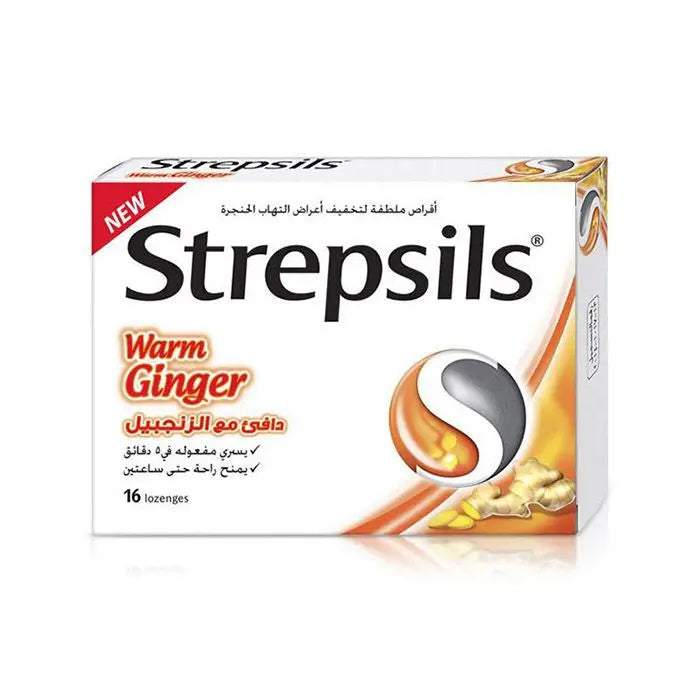 Strepsils Warm Ginger Lozenges 16's - www.plcgcc.com