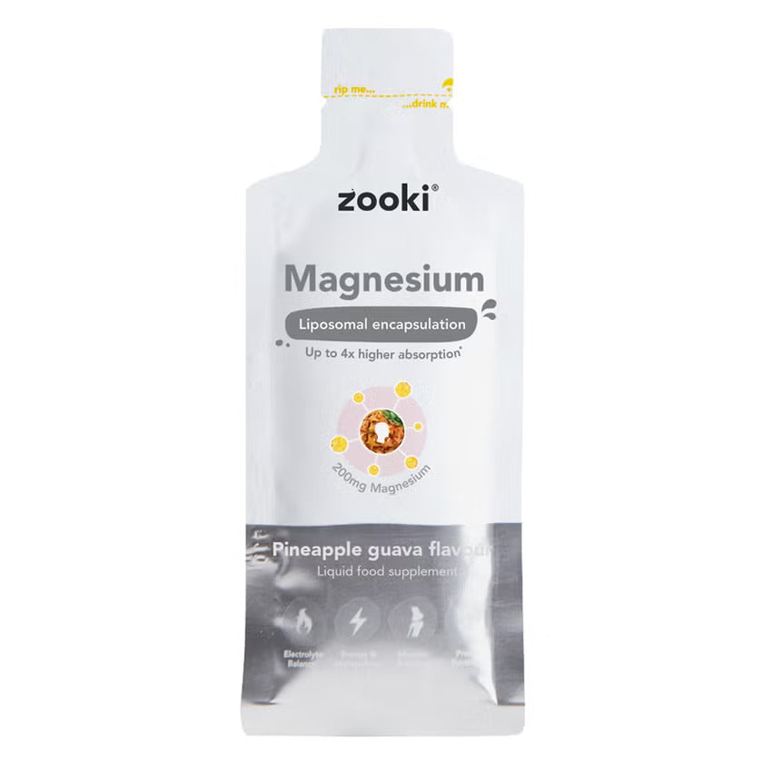 Zooki Liposomal Magnesium Bis-Glycinate 1500mg Liquid Sachet 15ml
