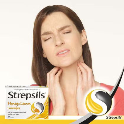 Strepsils Honey & Lemon Lozenges 24's