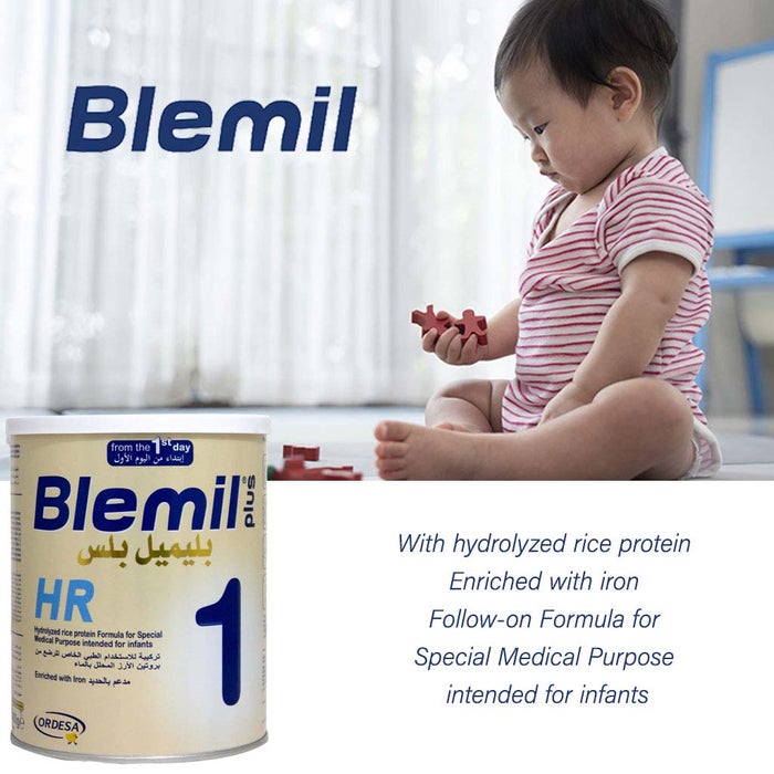 Blemil Plus Stage 1 HR Hydrolyzed Rice Protein Baby Milk Formula For 0 To 6 Months With Cow Milk Allergy 400g