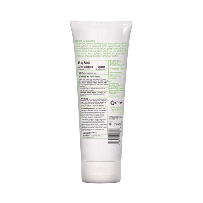 Alba Botanica Acnedote Face Body Scrub 8 Oz