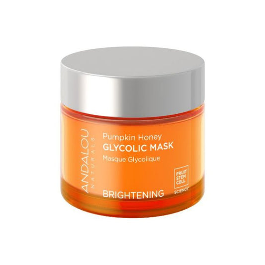 Andalou Naturals Brightening Pumpkin Honey Glycolic, Exfoliating and Radiance-Boosting Face Mask - 50ml