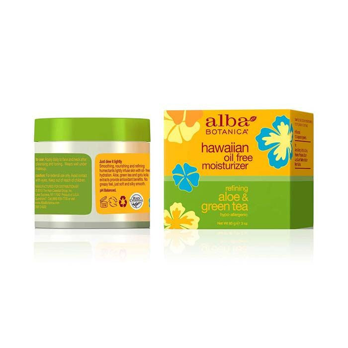 Alba Hawaiian Aloe - Green Tea Oil-Free Moisturizer 3 Oz/ 85 g