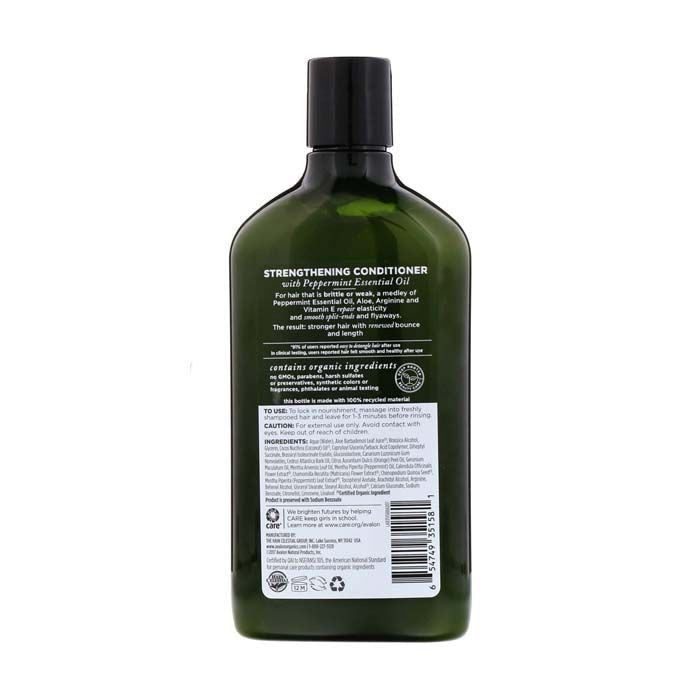 Avalon Organics Strengthening Peppermint Shampoo - 325ml