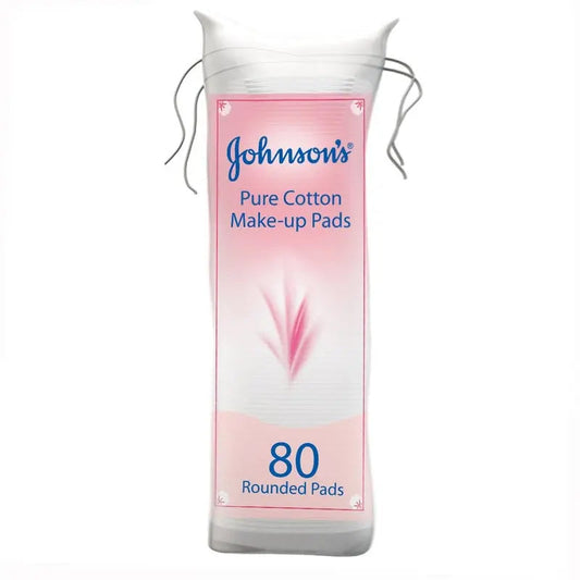 Johnson's Cotton Make-up Pads, Pack of 80's Johnson & Johnson