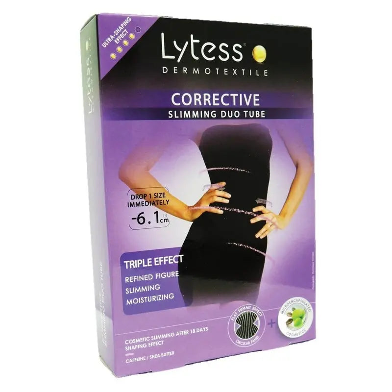 Lytess Corrective Slimming Duo Tube Black L/XL PF00179A Lytess