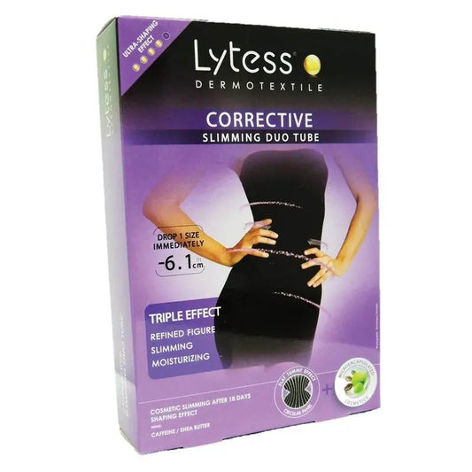 Lytess Corrective Slimming Duo Tube Black L/XL PF00179A Lytess