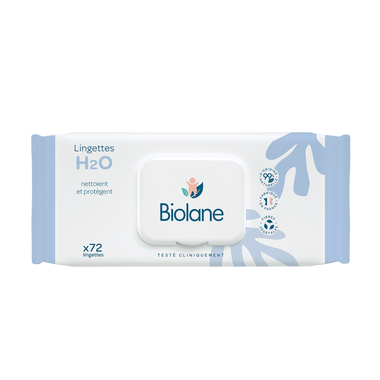 Biolane Thick H2O Baby Wipes 72's