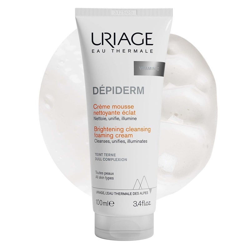 Uriage Depiderm With Vitamin C Brightening & Cleansing Foaming Cream 100ml
