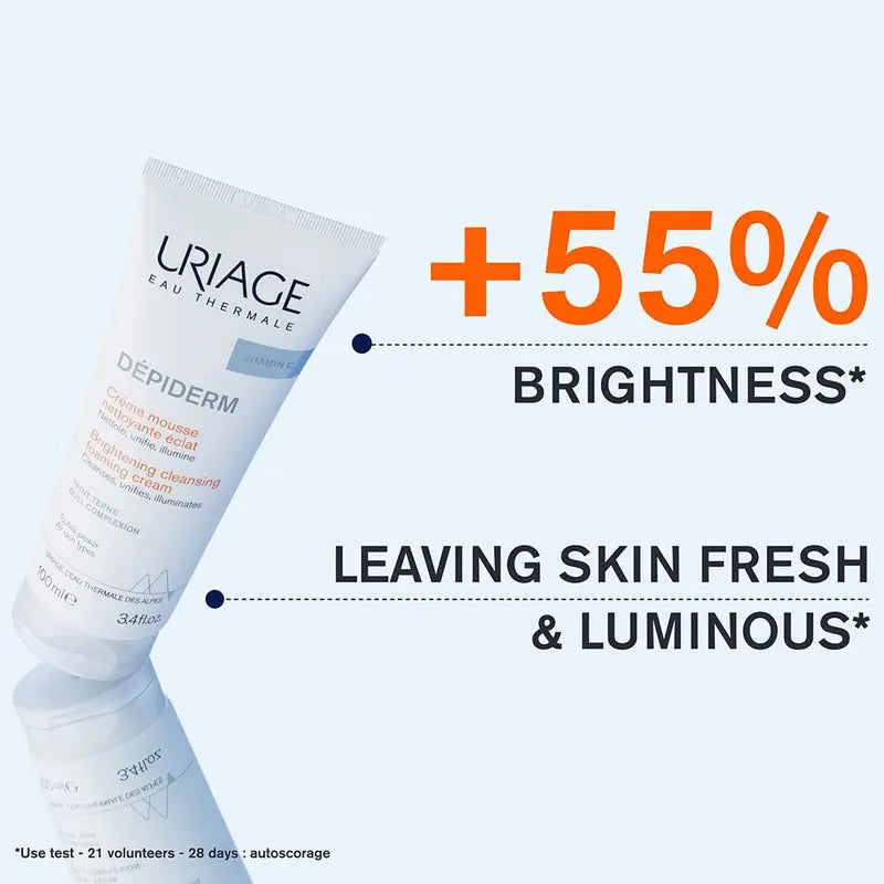 Uriage Depiderm With Vitamin C Brightening & Cleansing Foaming Cream 100ml Uriage