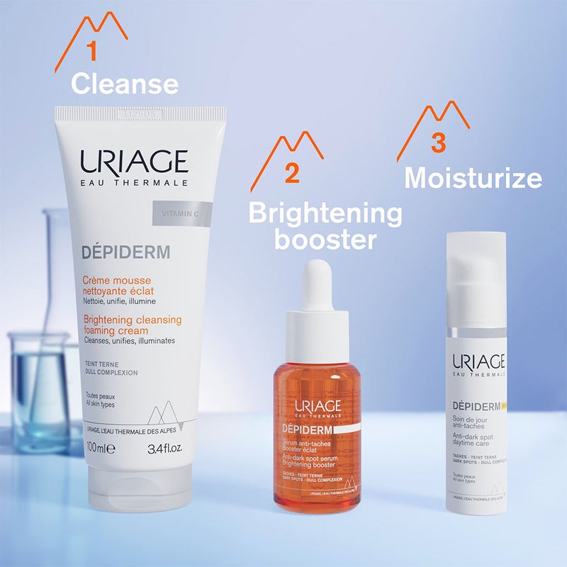Uriage Depiderm With Vitamin C Brightening & Cleansing Foaming Cream 100ml