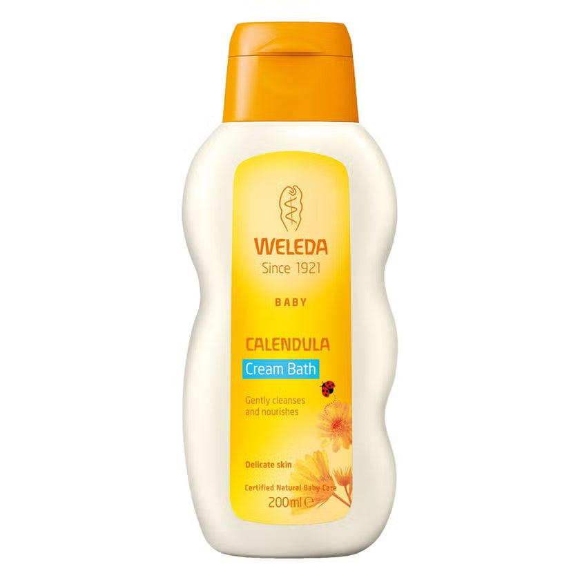 Weleda Baby Comforting Cream Bath With Calendula Extracts For Delicate Baby Skin 200ml