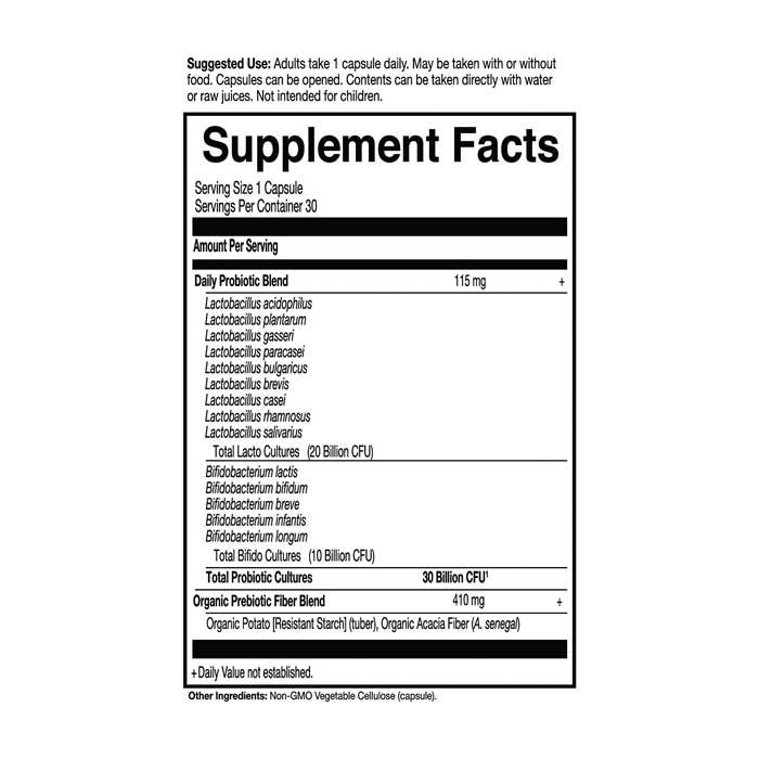 Garden of Life Dr. Formulated Probiotics Once Daily - 30 Capsules