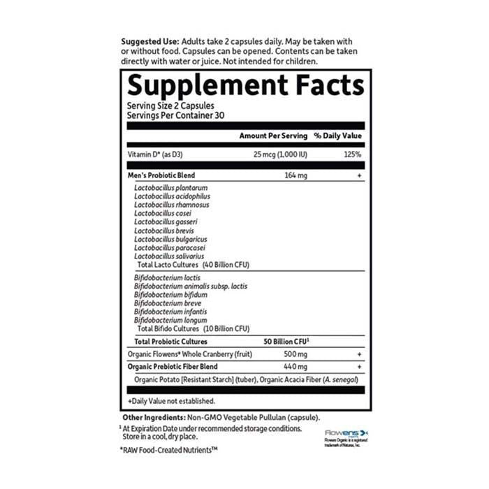 Garden of Life Dr. Formulated Probiotics Prostate+ Cool - 60 Capsules