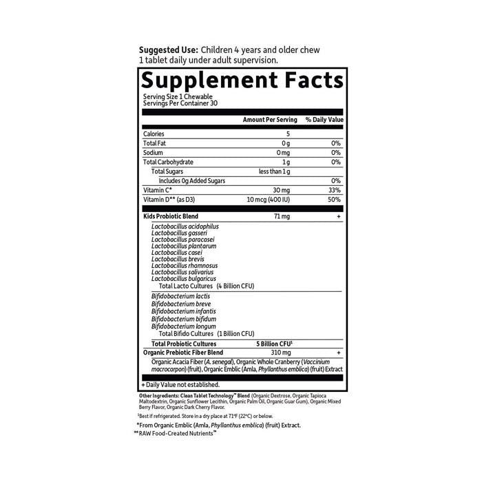 Garden Of Life Dr Formulated Probiotics Organic Kids+ 30 Chewable