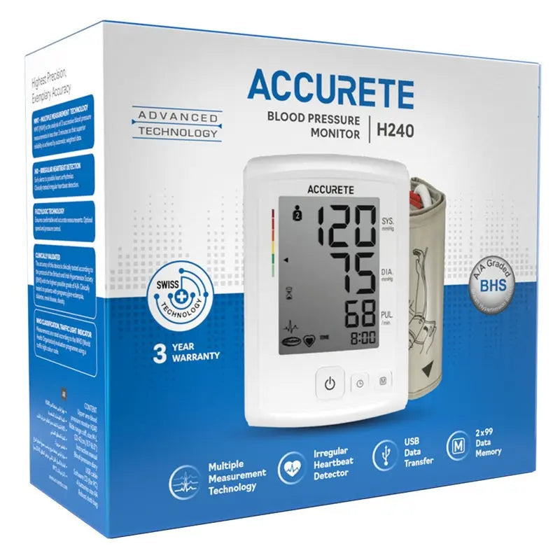 Accurete Blood Pressure Monitor H240 Accurete