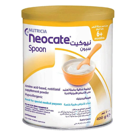 Nutricia Neocate Spoon Hypoallergenic Infant Milk Formula For 6+ Months Unflavoured 400g Nutricia