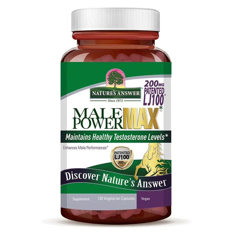 Nature's Answer Power Max Vegetarian Capsules For Stamina, Pack of 120's Nature's Answer
