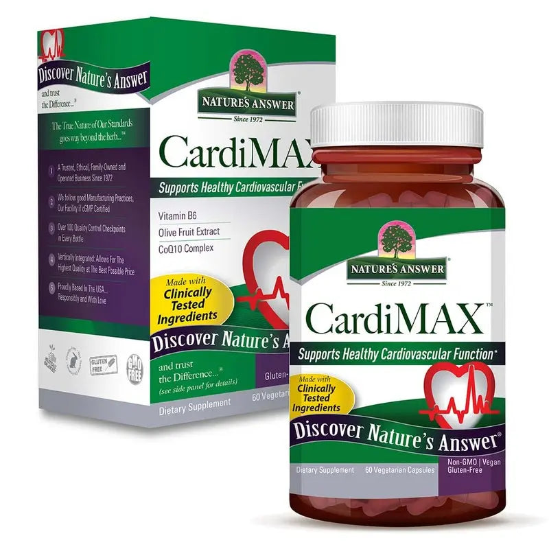 Nature's Answer Cardimax Vegetarian Capsules For Healthy Heart, Pack of 60's Nature's Answer
