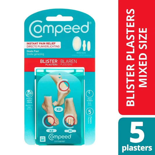 Compeed Hydrocolloid Blister Plasters Mixed Sizes 5's Compeed
