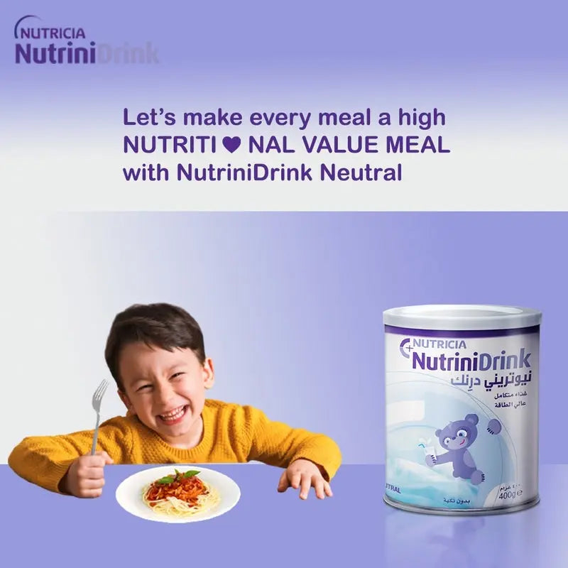 Nutricia NutriniDrink Children's Milk Special Formula For 12+ Months Neutral Flavour 400g Nutricia