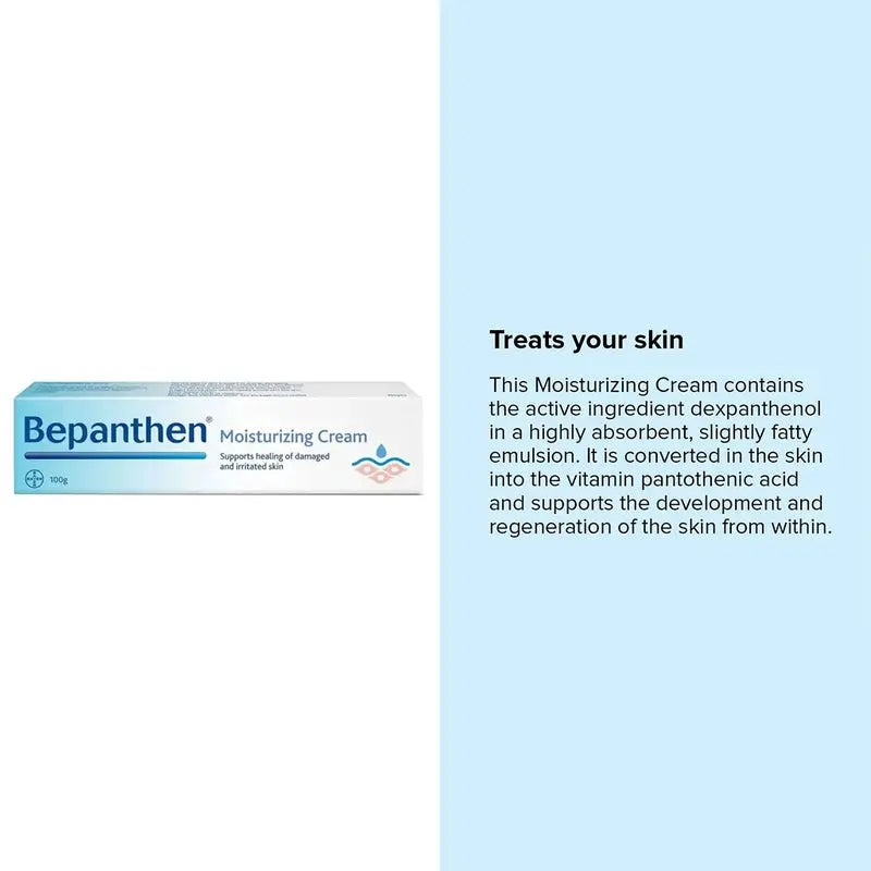 Bepanthen Moisturizing Cream For Dry, Damaged & Irritated Skin 100 g Bepanthen