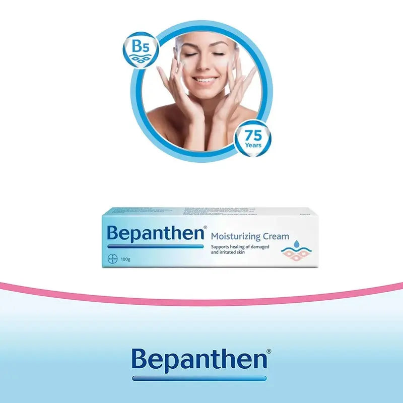 Bepanthen Moisturizing Cream For Dry, Damaged & Irritated Skin 100 g Bepanthen
