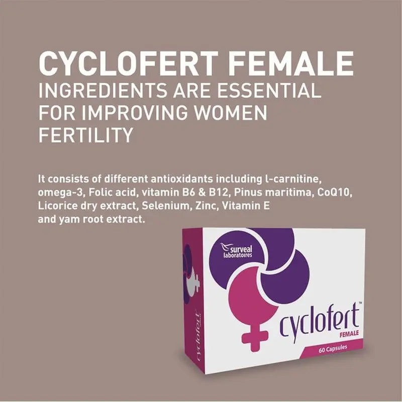 Cyclofert Female Capsule 60's Cyclofert