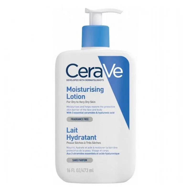 CeraVe Fragrance Free Moisturising Lotion For Dry To Very Dry Skin 473ml CeraVe