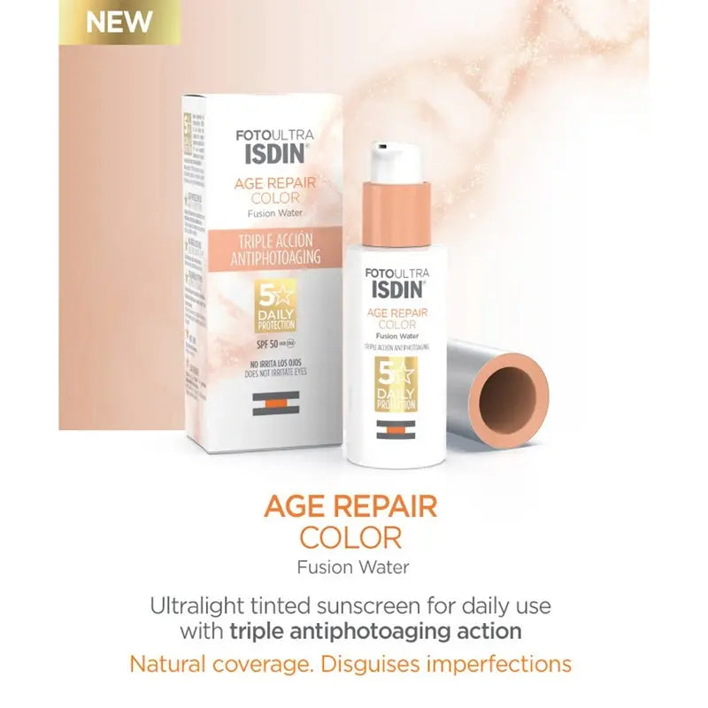 Isdin Foto Ultra Age Repair Color SPF50 Fusion Water 50 mL Isdin