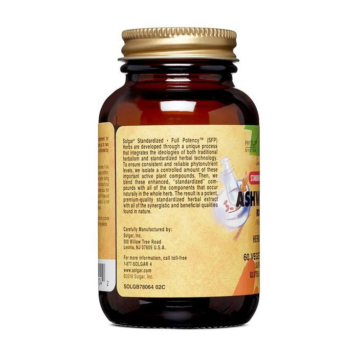 كبسولات نباتية من مستخلص جذر أشواغاندا Sol Sfp، 60 كبسولة