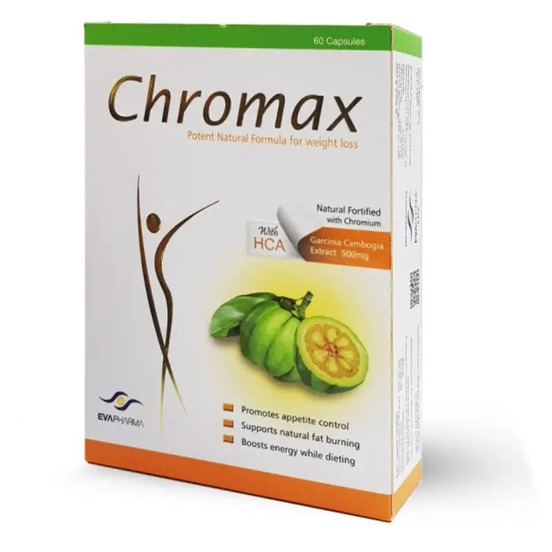Eva Pharma Chromax Capsules For Weight Loss, Pack of 60's Eva Pharma