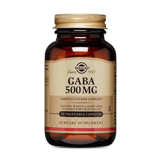 Solgar Gaba Vegetable capsules 500mg 50's Solgar