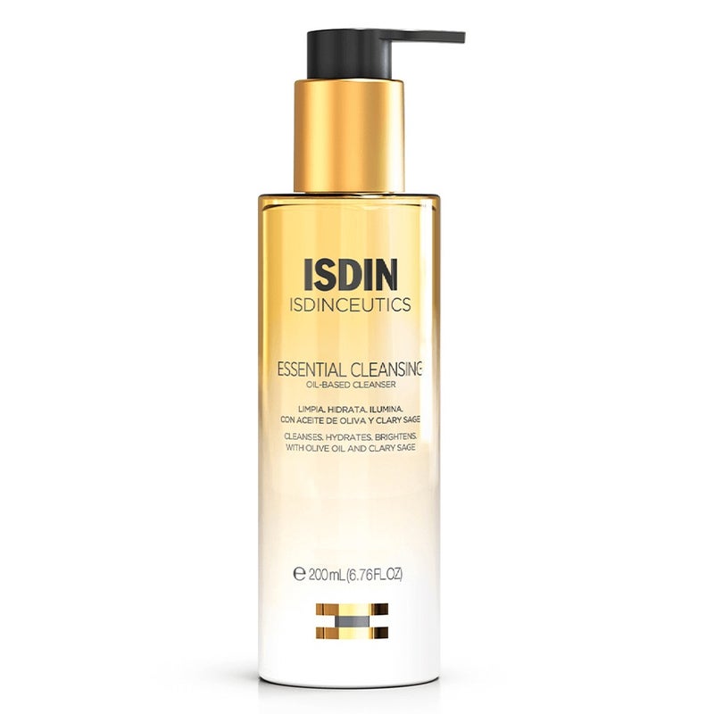 ISDIN Isdinceutics Essential Cleansing Oil Based Facial Cleanser 200ml Isdin