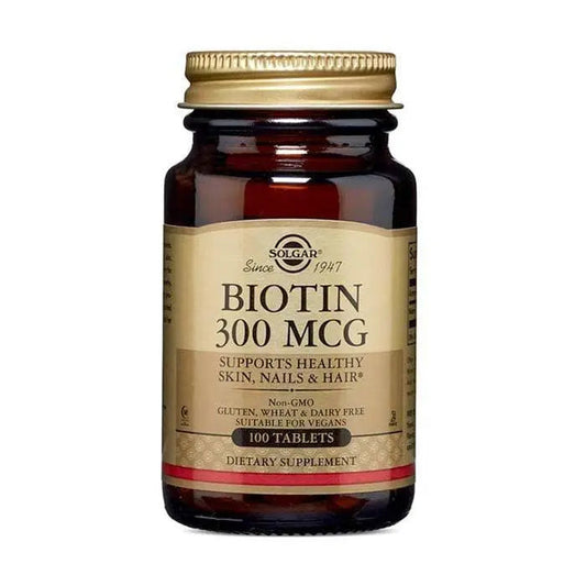 Solgar Biotin Tablets 300mcg 100's Solgar