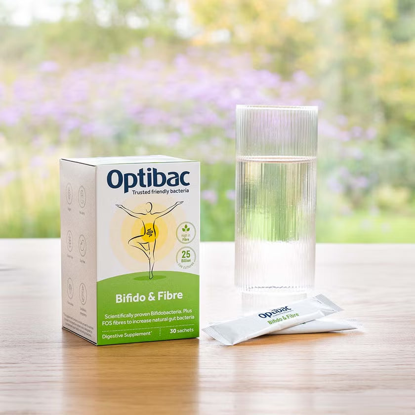 Optibac Bifido And Fibre Probiotics Sachets, Pack of 30's