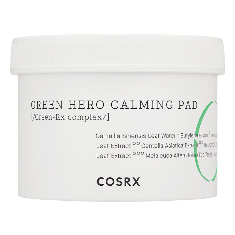 Cosrx One Step Green Hero Calming Pads, Pack of 70's Cosrx