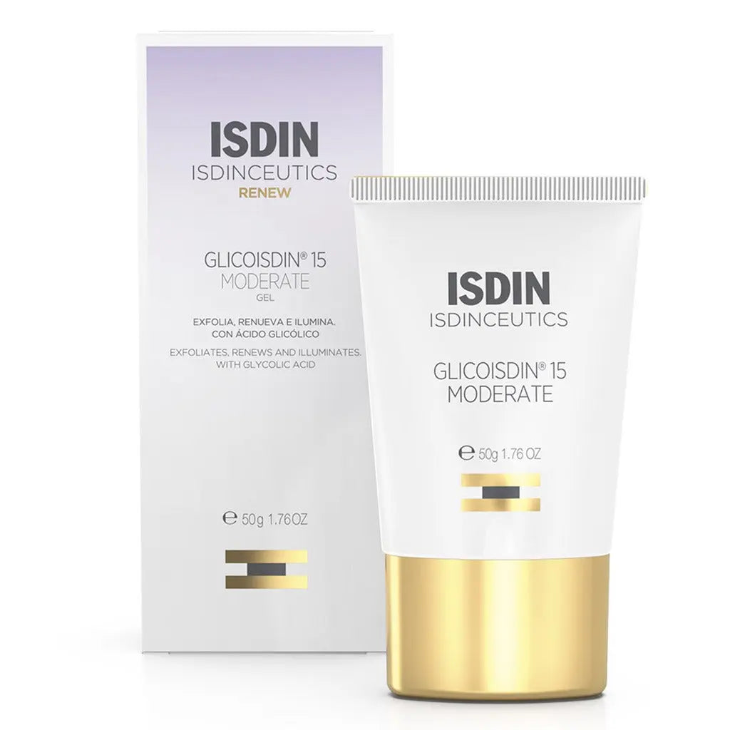 Isdin Isdinceutics Renew Glicoisdin 15 Moderate Facial Night Gel with Peeling Glycolic acid 50g Isdin
