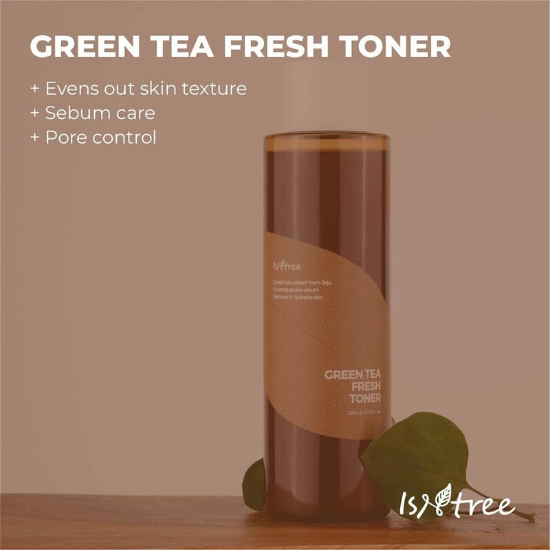 Isntree Green Tea Fresh Facial Toner For Oily And Combination Skin Types 200ml Isntree