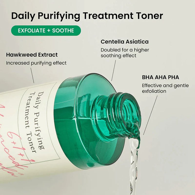 Axis-Y Daily Purifying Treatment Exfoliate + Soothe Facial Toner 200ml Axis-Y
