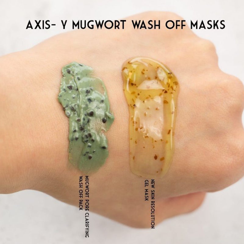 Axis-Y Mask Now Glow Later Wash Off Mask Duo Set - Gel Mask + Wash Off Pack 2*30ml Axis-Y