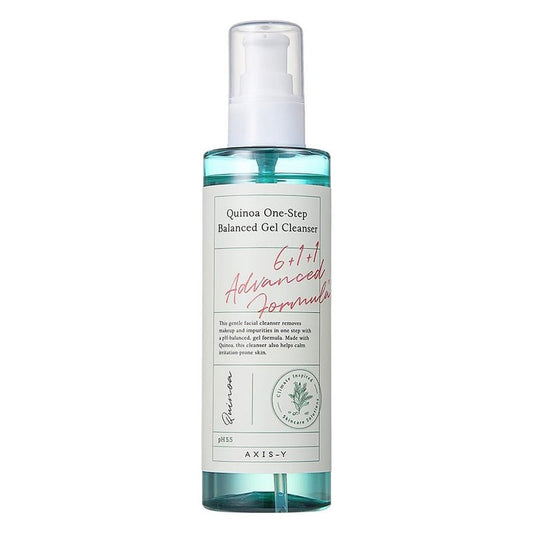Axis-Y Quinoa One Step Balanced Clear + Hydrate Gel Cleanser 180ml Axis-Y