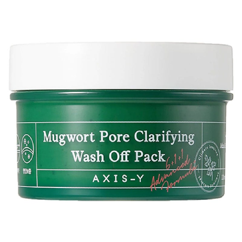Axis-Y Mugwort Pore Clarifying Relax & Care Wash Off Face Pack 100ml Axis-Y