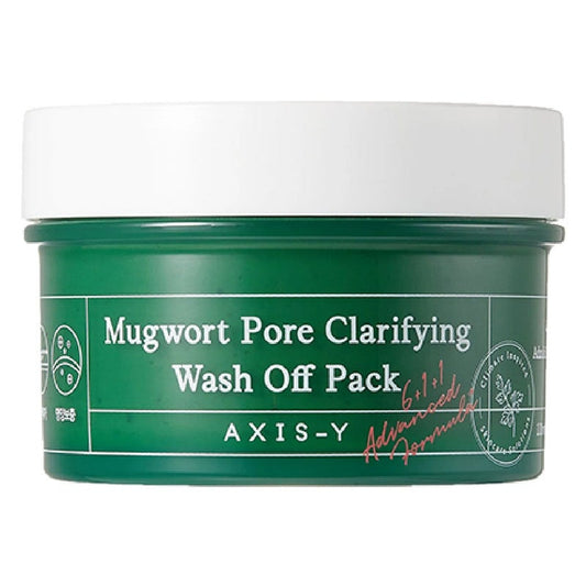 Axis-Y Mugwort Pore Clarifying Relax & Care Wash Off Face Pack 100ml Axis-Y