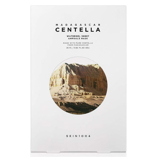 Skin1004 Madagascar Centella Watergel Sheet Ampoule Facial Mask, Pack of 25ml x 5's