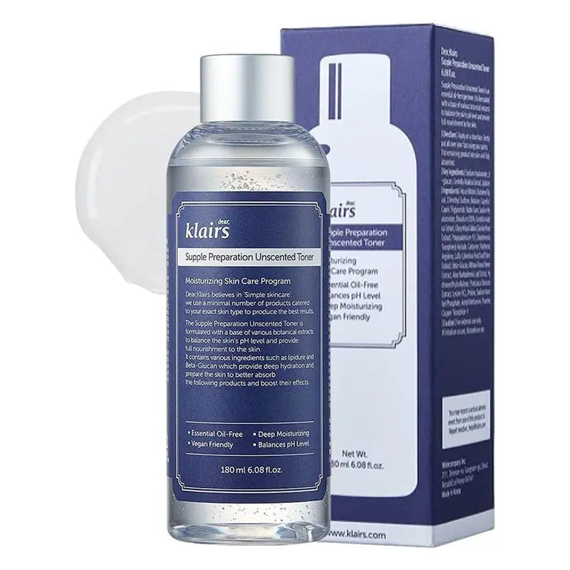 Dear Klairs Supple Preparation Unscented Moisturizing Facial Toner 180ml Dear Klairs
