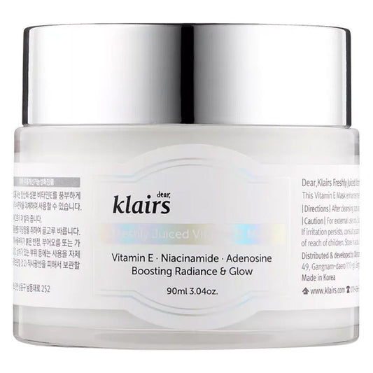 Dear Klairs Freshly Juiced Vitamin E Radiance Booster Face Mask 90ml Dear Klairs